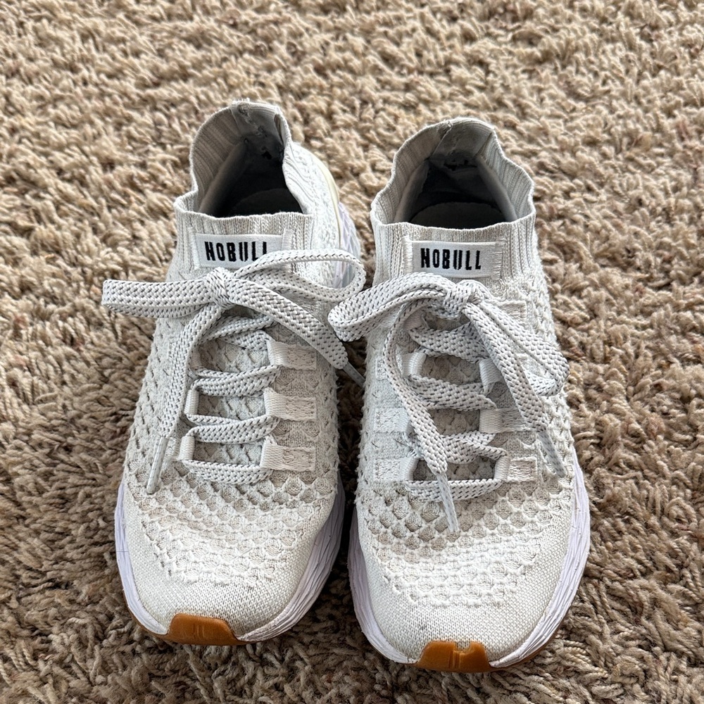 NOBULL Women’s White ALLDAY Knit Sneakers